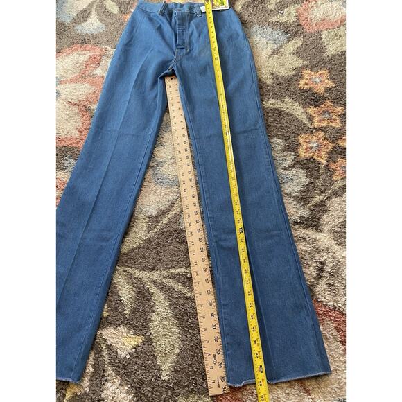 VINTAGE 70's Jeans Rumble Seats By Wilkins Pants 28" Waist NEW WITH TAGS & FLAWS - Picture 12 of 16